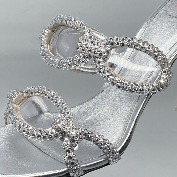 Valentino Garavani Chain 1967 embellished heel sandals size 36.5 - Picture 12 of 16